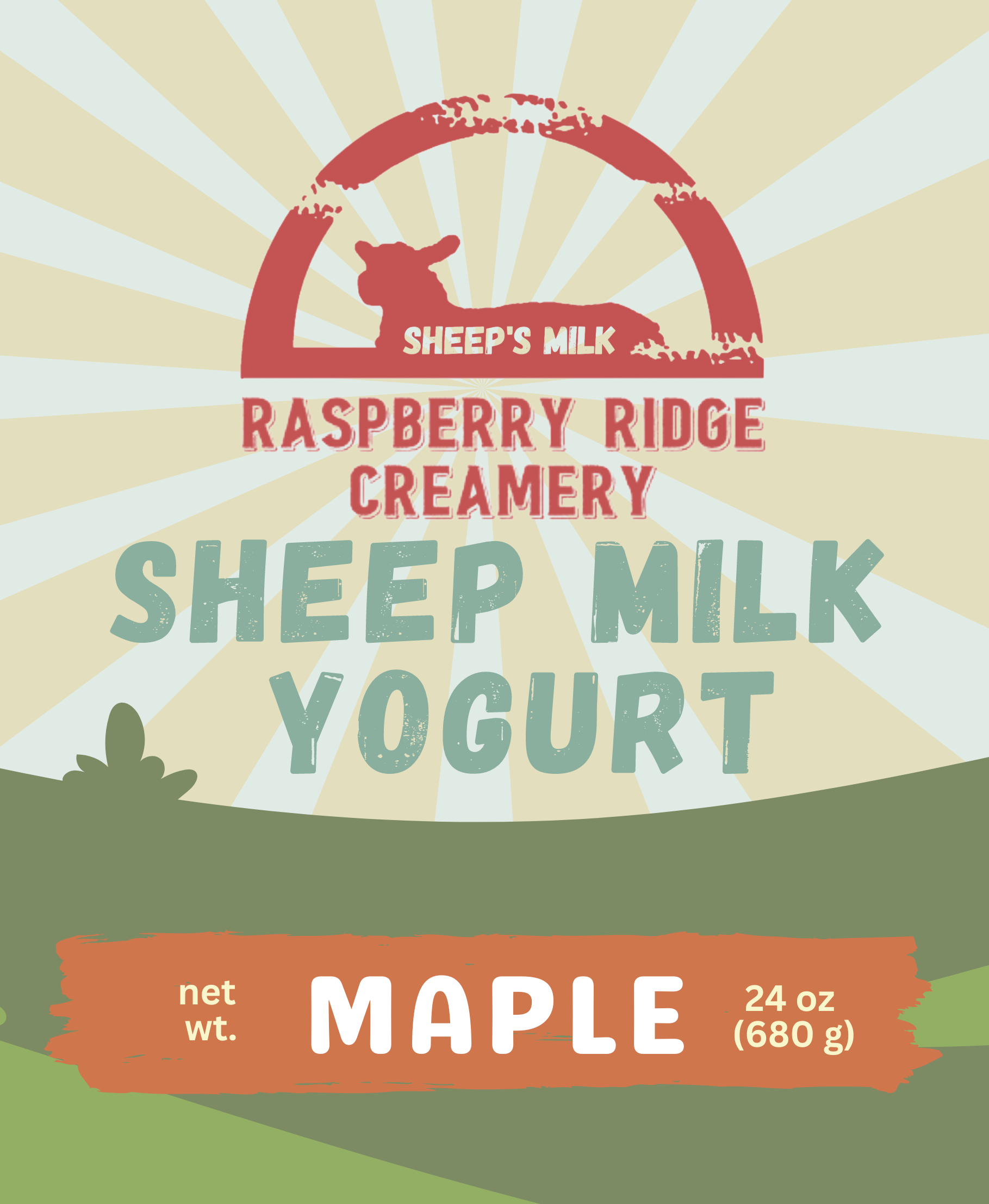 Sheep Milk Yogurt - Maple
